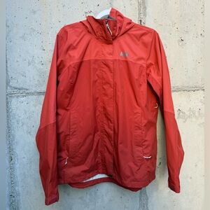 REI Co-op Orange Raincoat